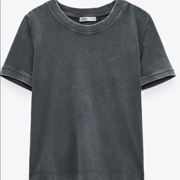 Zara | Tops | Zara Charcoal Washed 